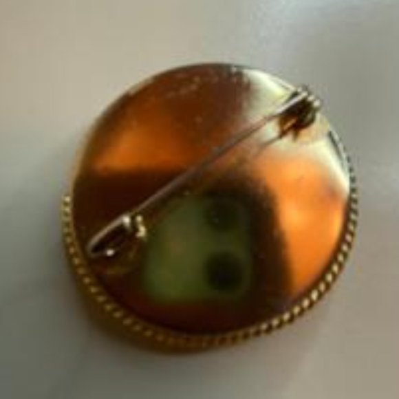 Micro Mosaic Flowers Pin - Picture 5 of 6